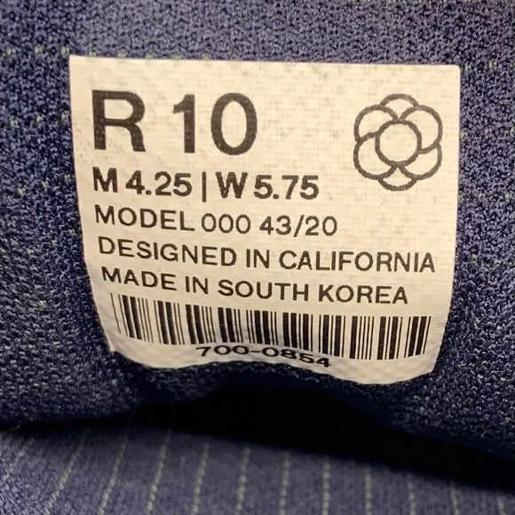 Atoms Navy White Women's Model 000 Everyday Sneakers, size 5.75 - Picture 7 of 11